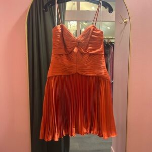 AMUR Vibrant Orange Dress